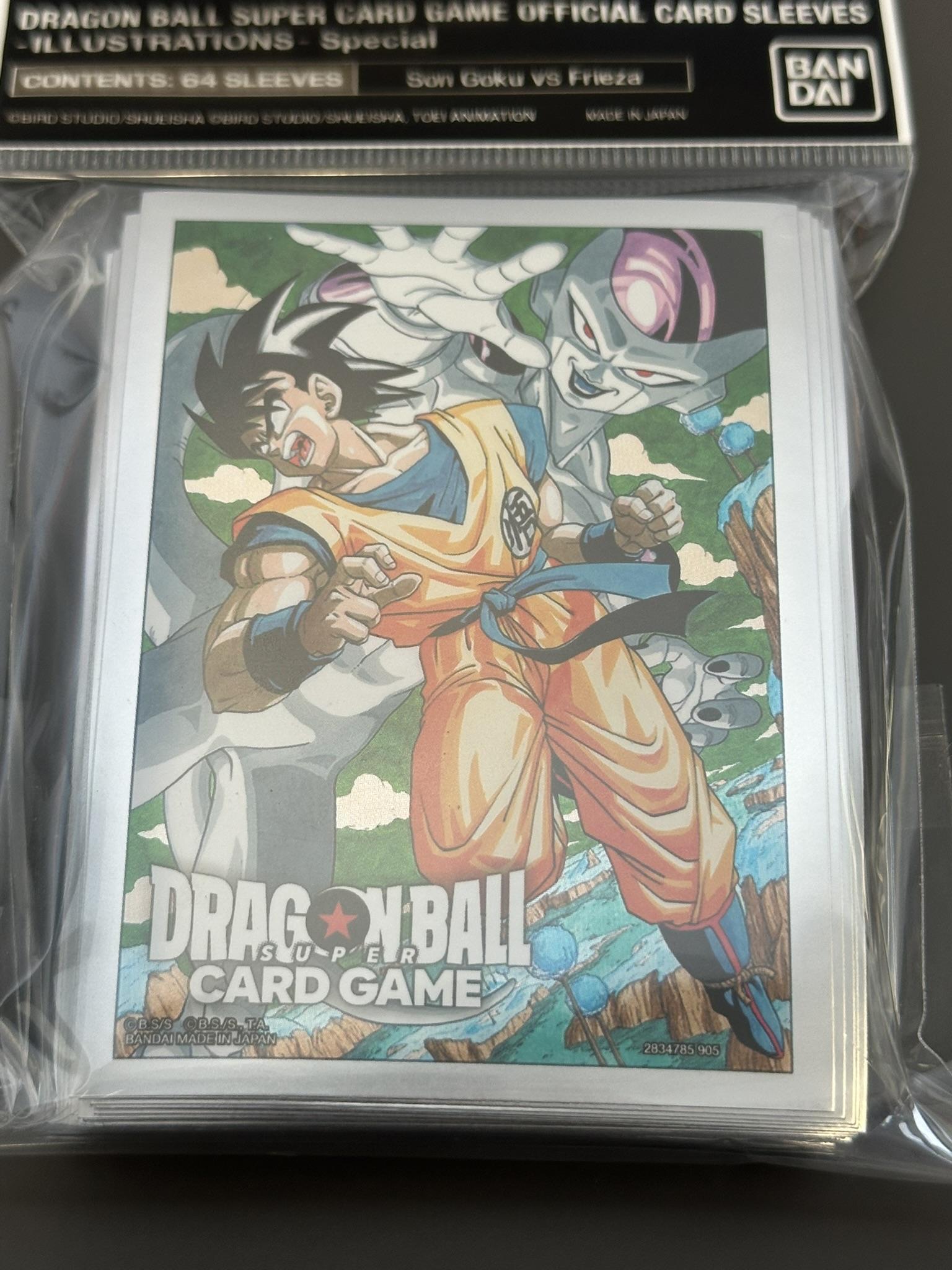 frieza card sleeves Dragon Ball Super Sleeves Manga Collection Son Goku Vs Frieza