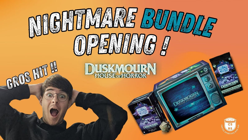 Ouverture d'un Duskmourn Nightmare Bundle (GROS HIT !!) - CSRS MTG - Cartes Sportives Rive Sud