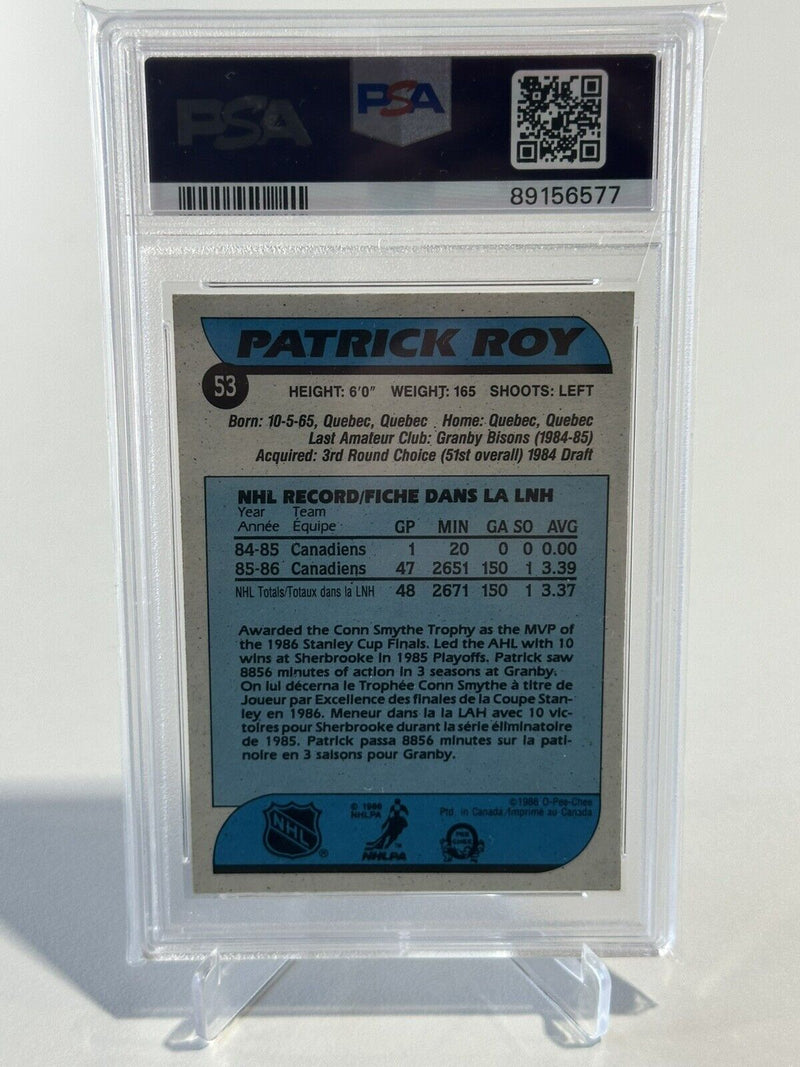1986-87 OPC Patrick Roy Rookie