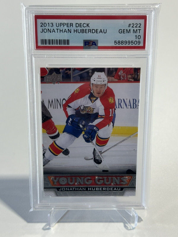 2013-14 Upper Deck Young Guns Jonathan Huberdeau #222 PSA10 - Cartes Sportives Rive Sud