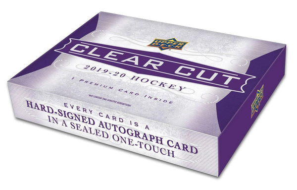 2019-20 Upper Deck Clear Cut Hockey Hobby Box - Cartes Sportives Rive Sud