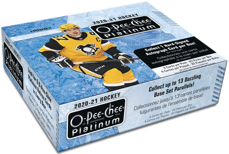 2020 - 21 O - Pee - Chee Platinum Hockey Hobby Box - Cartes Sportives Rive Sud