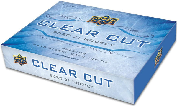 2020-21 Upper Deck Clear Cut Hockey Hobby Box - Cartes Sportives Rive Sud