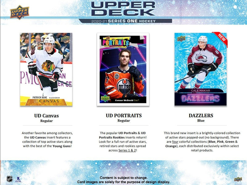 2020-21 Upper Deck Series 1 Hockey Retail Box - Cartes Sportives Rive Sud