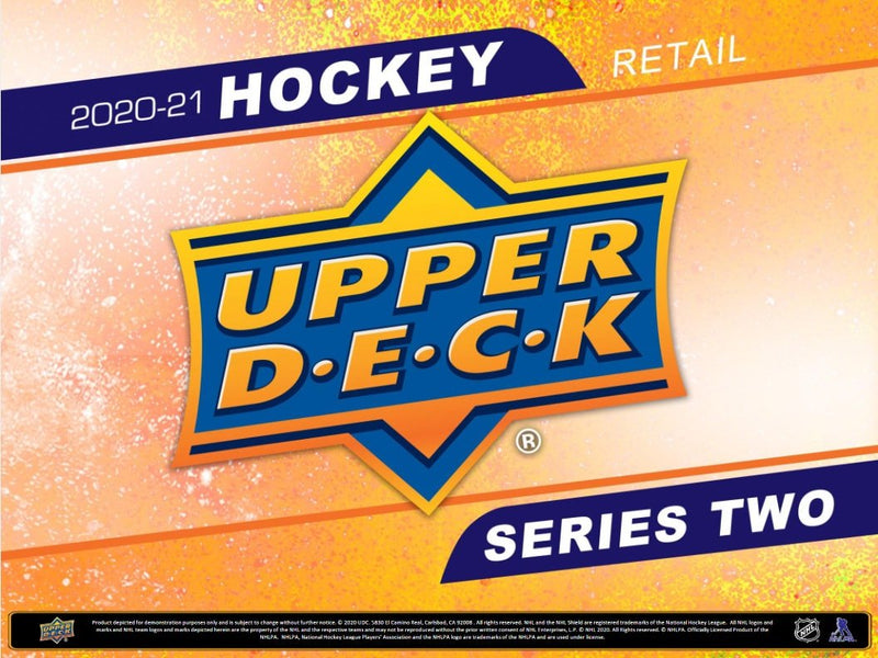 2020-21 Upper Deck Series 2 Hockey Retail Box - Cartes Sportives Rive Sud