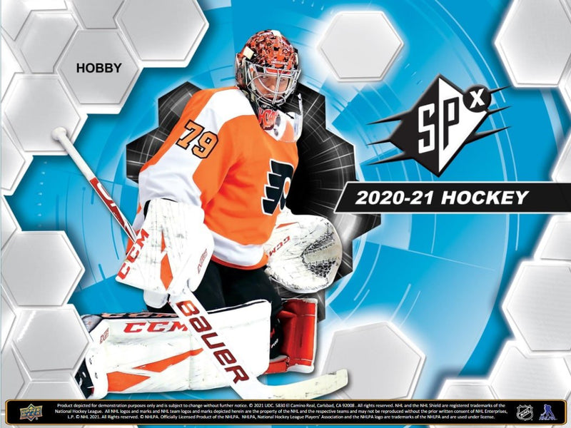 2020-21 Upper Deck SPX Hockey Hobby Box - Cartes Sportives Rive Sud