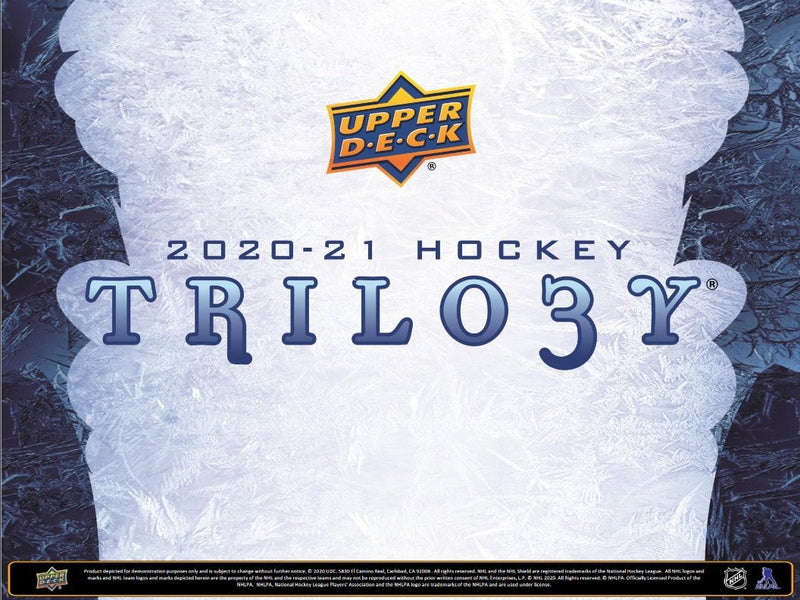 2020-21 Upper Deck Trilogy Hockey Hobby Box - Cartes Sportives Rive Sud