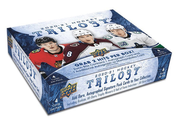 2020-21 Upper Deck Trilogy Hockey Hobby Box - Cartes Sportives Rive Sud