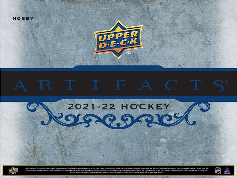 2021-22 Upper Deck Artifacts Hockey Hobby Box - Cartes Sportives Rive Sud