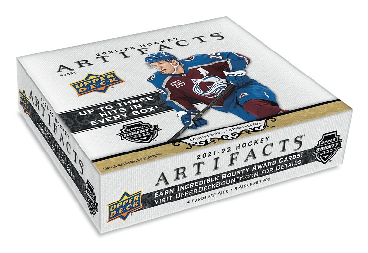 2021-22 Upper Deck Artifacts Hockey Hobby Box - Cartes Sportives Rive Sud