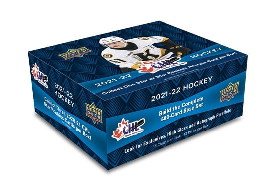 2021-22 Upper Deck CHL Hockey Hobby Box - Cartes Sportives Rive Sud