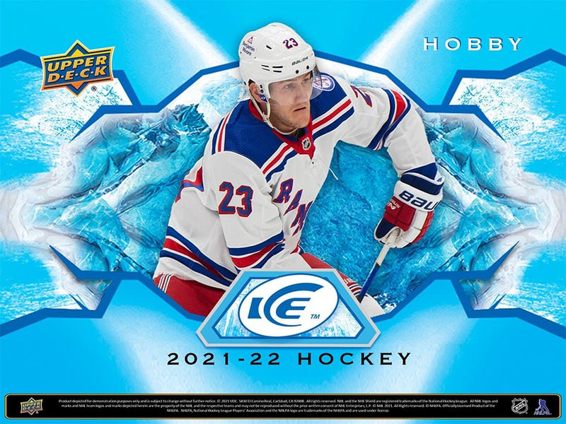 2021-22 Upper Deck Ice Hockey Hobby Box - Cartes Sportives Rive Sud