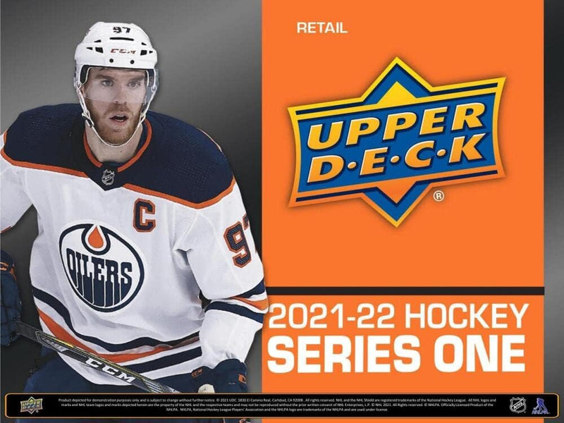 2021-22 Upper Deck Series 1 Hockey Blaster Box - Cartes Sportives Rive Sud