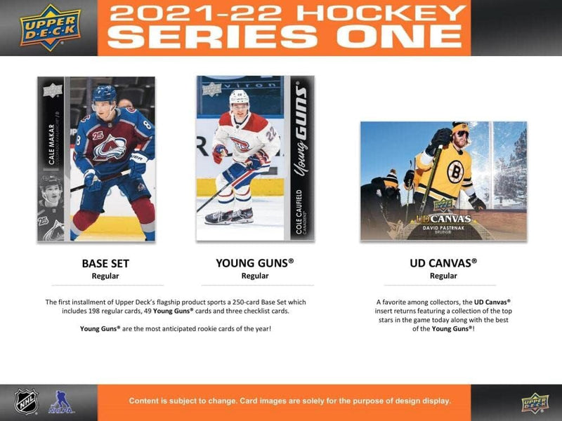 2021-22 Upper Deck Series 1 Hockey Blaster Box - Cartes Sportives Rive Sud