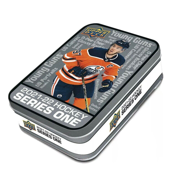 2021-22 Upper Deck Series 1 Hockey Tin Box - Cartes Sportives Rive Sud