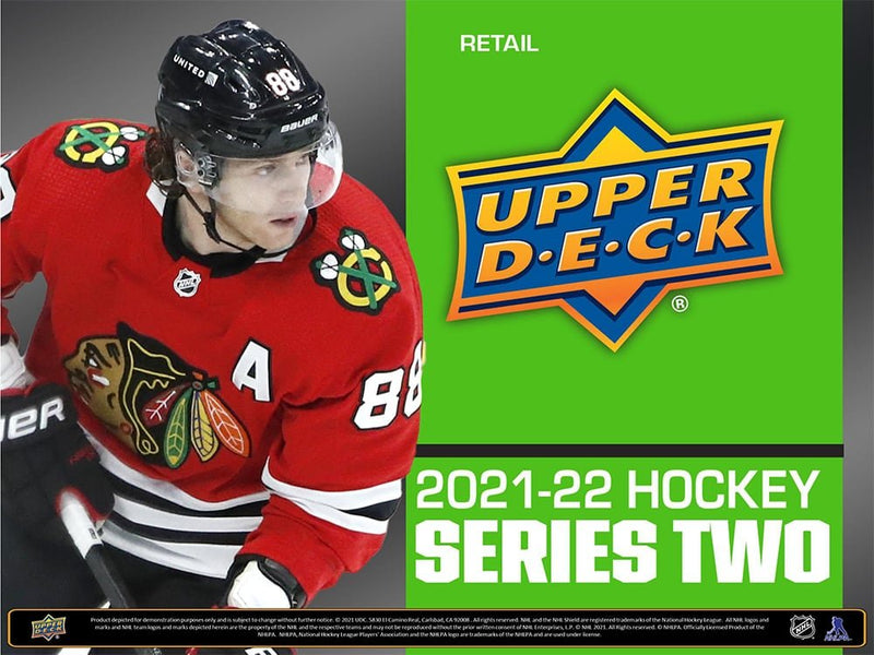 2021-22 Upper Deck Series 2 Hockey Blaster Box - Cartes Sportives Rive Sud