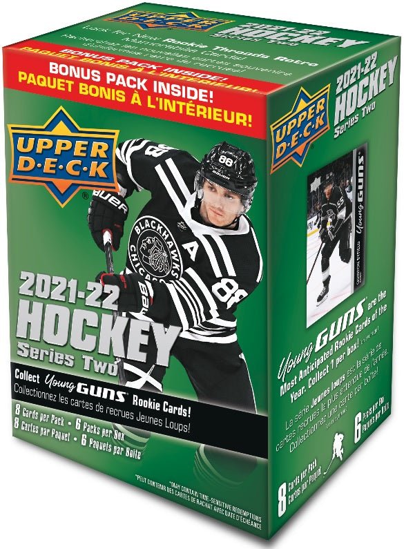 2021-22 Upper Deck Series 2 Hockey Blaster Box - Cartes Sportives Rive Sud