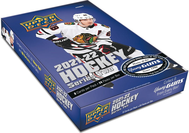 2021-22 Upper Deck Series 2 Hockey Hobby Box - Cartes Sportives Rive Sud