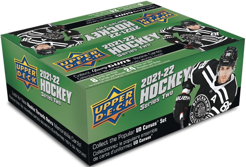 2021-22 Upper Deck Series 2 Hockey Retail Box - Cartes Sportives Rive Sud