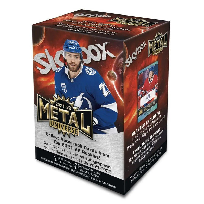 2021 - 22 Upper Deck Skybox Metal Universe Hockey Blaster Box - Cartes Sportives Rive Sud