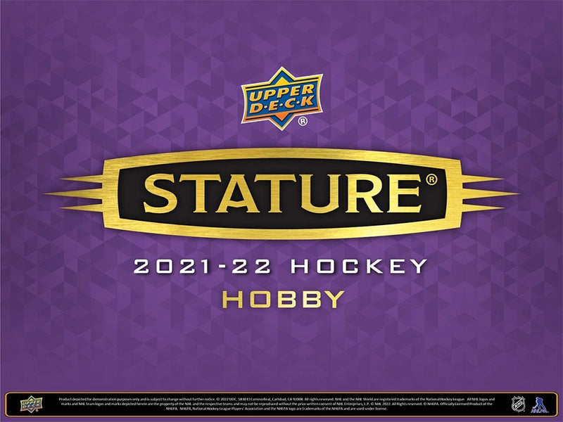 2021-22 Upper Deck Stature Hockey Hobby Box - Cartes Sportives Rive Sud