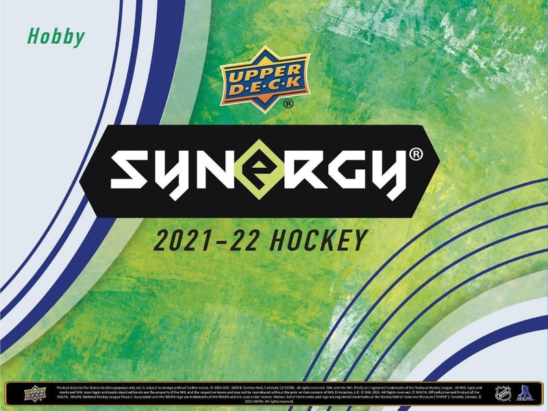 2021-22 Upper Deck Synergy Hockey Hobby Box - Cartes Sportives Rive Sud