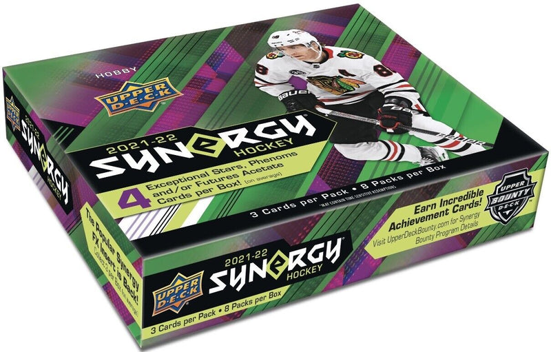 2021-22 Upper Deck Synergy Hockey Hobby Box - Cartes Sportives Rive Sud