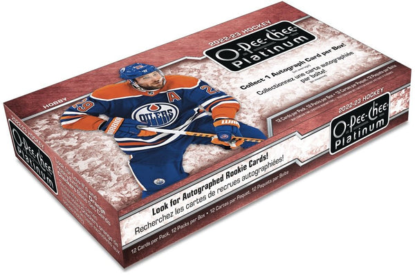 2022-23 O-Pee-Chee Platinum Hockey Hobby Box - Cartes Sportives Rive Sud