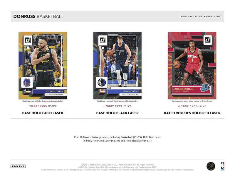 2022 - 23 Panini Donruss Basketball Hobby Box - Cartes Sportives Rive Sud