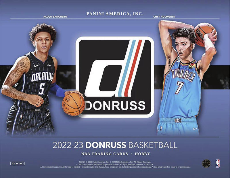 2022 - 23 Panini Donruss Basketball Hobby Box - Cartes Sportives Rive Sud