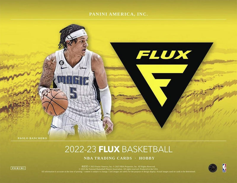 2022-23 Panini Flux Basketball Hobby Box - Cartes Sportives Rive Sud