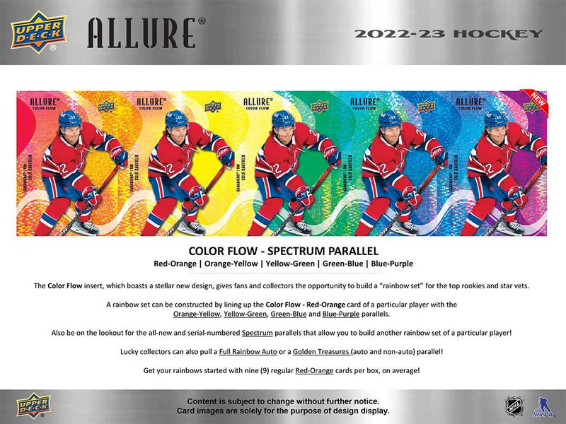 2022-23 Upper Deck Allure Hockey Hobby Box - Cartes Sportives Rive Sud