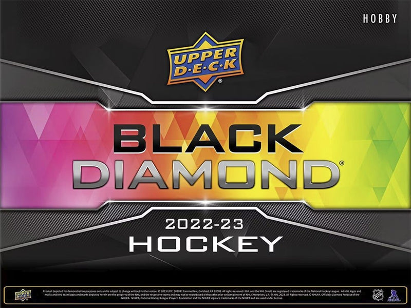 2022-23 Upper Deck Black Diamond Hockey Hobby Box - Cartes Sportives Rive Sud