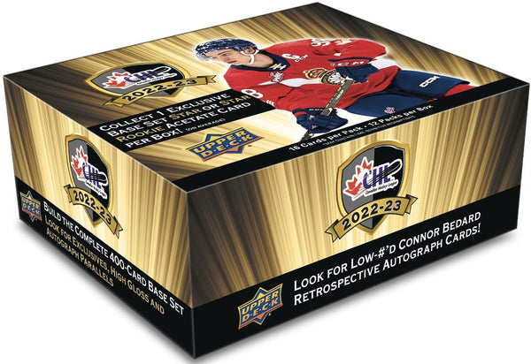 2022-23 Upper Deck CHL Hockey Hobby Box - Cartes Sportives Rive Sud