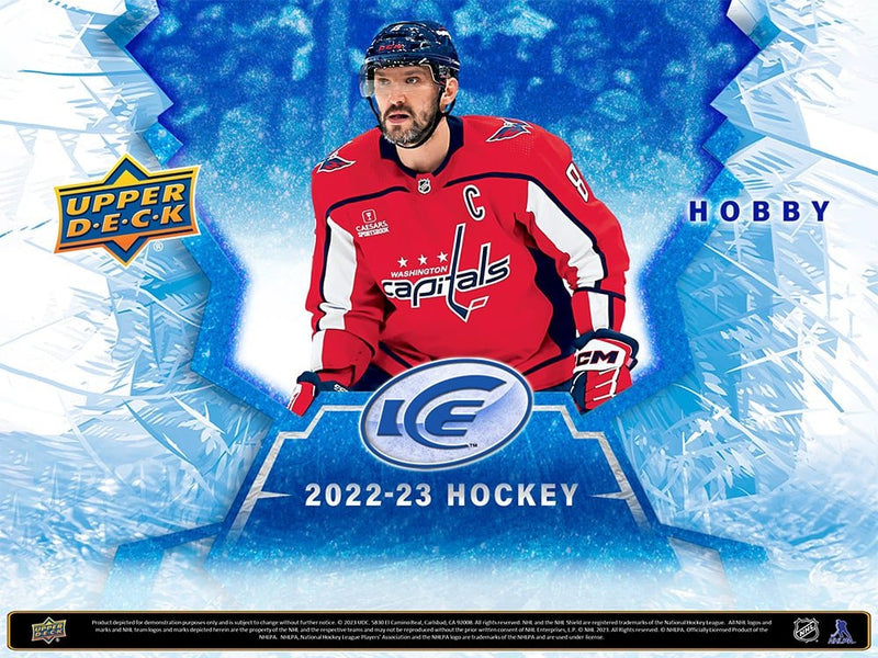 2022 - 23 Upper Deck Ice Hockey Hobby Box - Cartes Sportives Rive Sud