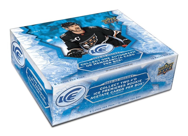 2022 - 23 Upper Deck Ice Hockey Hobby Box - Cartes Sportives Rive Sud