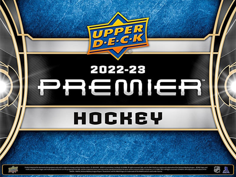 2022 - 23 Upper Deck Premier Hockey Hobby Box - Cartes Sportives Rive Sud