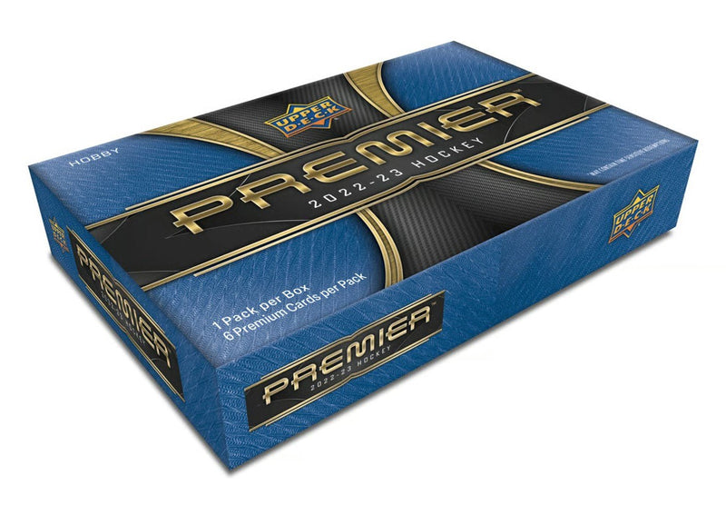 2022 - 23 Upper Deck Premier Hockey Hobby Box (Pre - Order) - Cartes Sportives Rive Sud