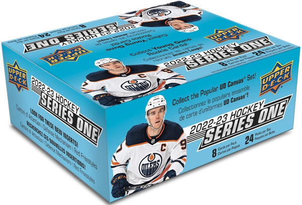 2022 - 23 Upper Deck Series 1 Hockey Retail Box - Cartes Sportives Rive Sud