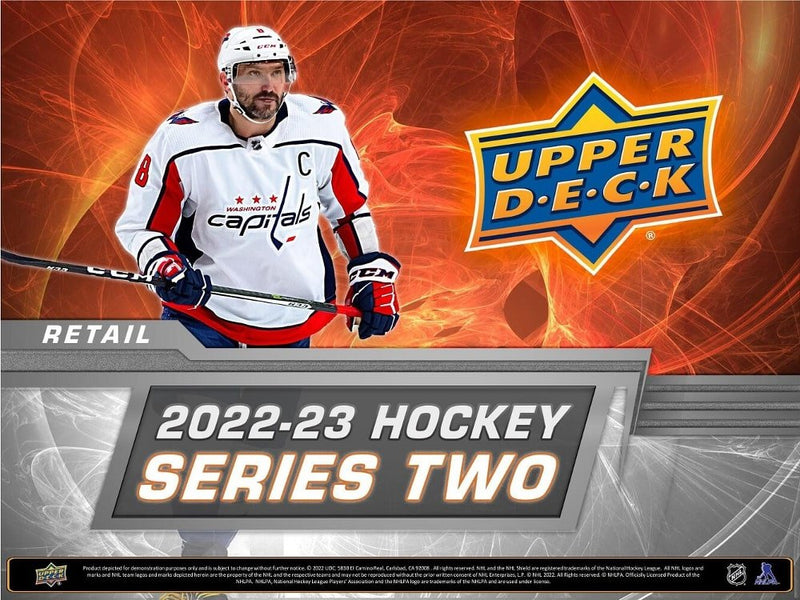 2022-23 Upper Deck Series 2 Hockey Retail Box - Cartes Sportives Rive Sud