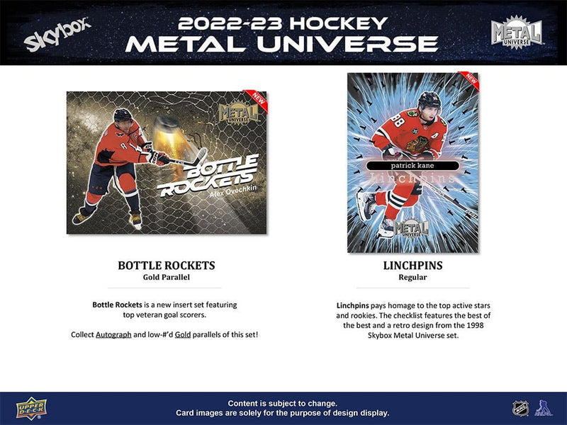 2022-23 Upper Deck Skybox Metal Universe Hockey Hobby Box - Cartes Sportives Rive Sud