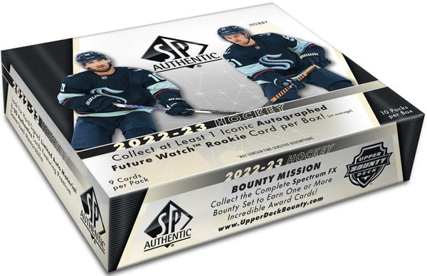 2022-23 Upper Deck SP Authentic Hockey Hobby Box - Cartes Sportives Rive Sud