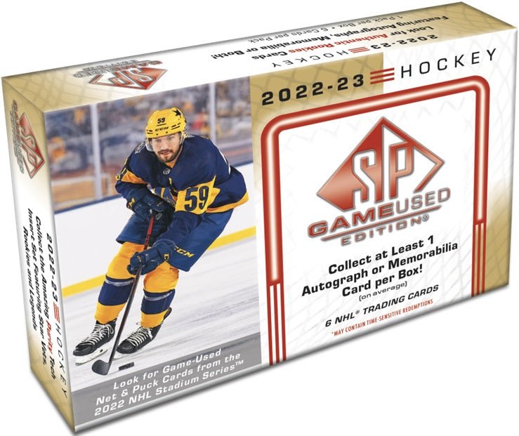 2022-23 Upper Deck SP Game Used Hockey Hobby Box - Cartes Sportives Rive Sud