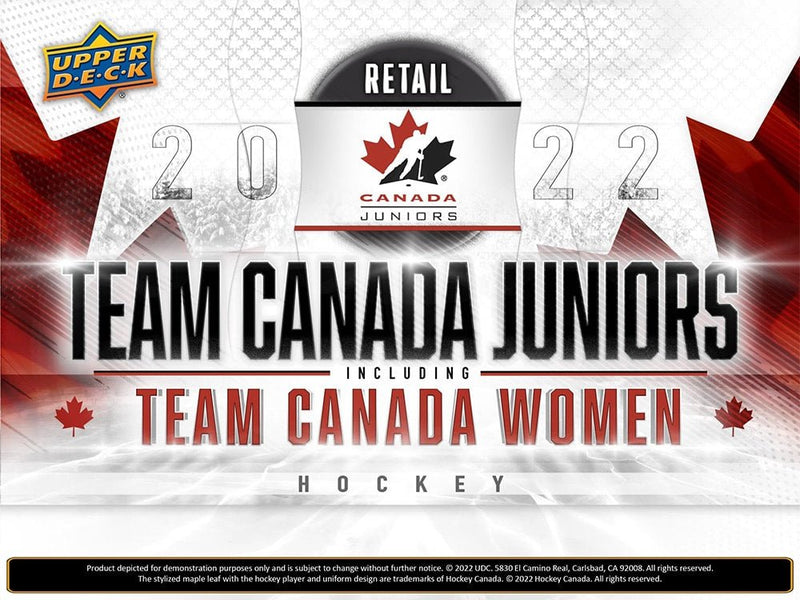 2022-23 Upper Deck Team Canada Juniors Hockey Blaster Box - Cartes Sportives Rive Sud