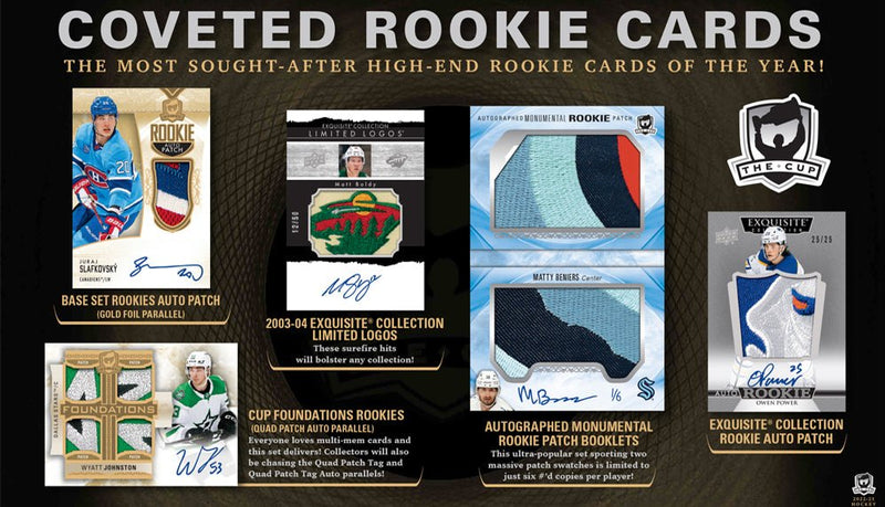 2022 - 23 Upper Deck The Cup Hockey Hobby Box - Cartes Sportives Rive Sud