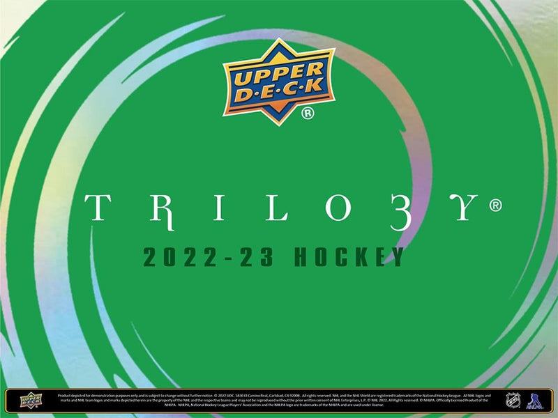 2022-23 Upper Deck Trilogy Hockey Hobby Box - Cartes Sportives Rive Sud