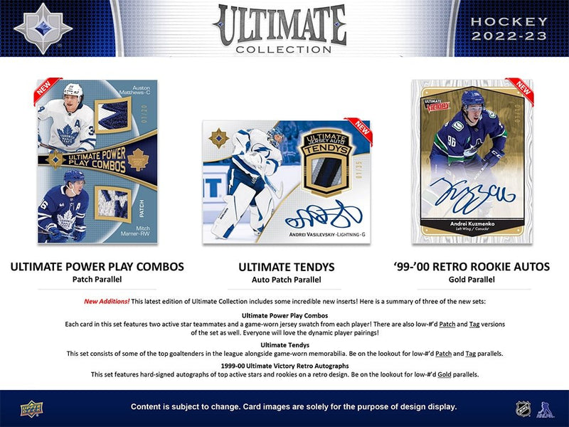 2022-23 Upper Deck Ultimate Hockey Hobby Box - Cartes Sportives Rive Sud