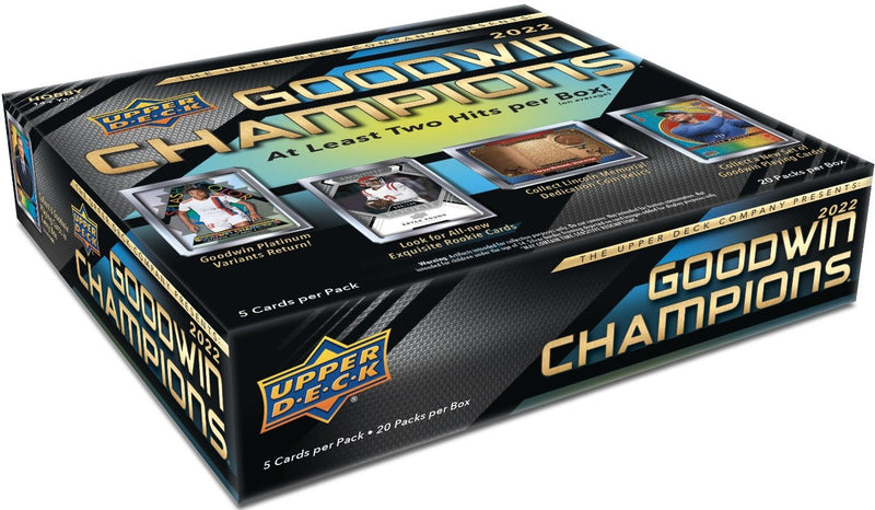 2022 Upper Deck Goodwin Champions Hobby Exclusive Edition - Cartes Sportives Rive Sud