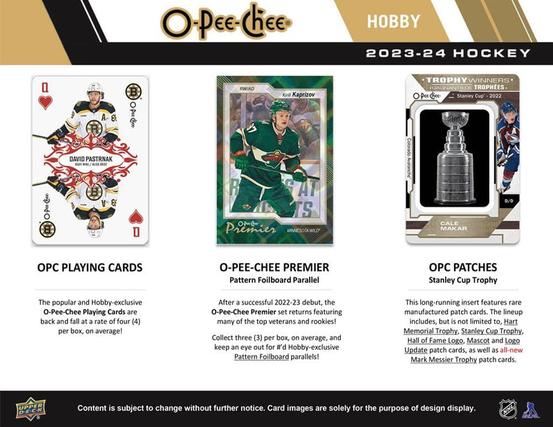 2023-24 O-Pee-Chee Hockey Hobby Box - Cartes Sportives Rive Sud