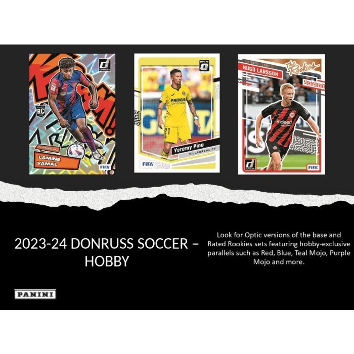 2023 - 24 Panini Donruss Soccer Hobby Box - Cartes Sportives Rive Sud